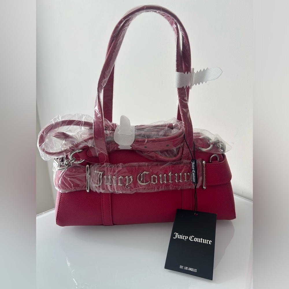 Juicy Couture UK Jasmine Bugatti Pink and Silver Handbag